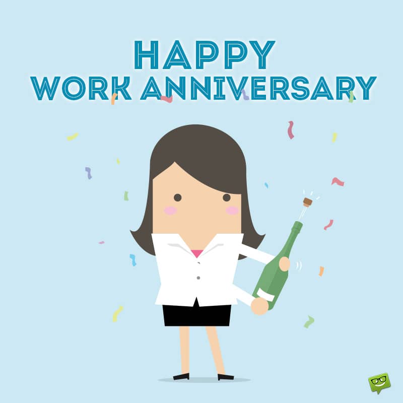 How To Thank Back For Work Anniversary Wishes